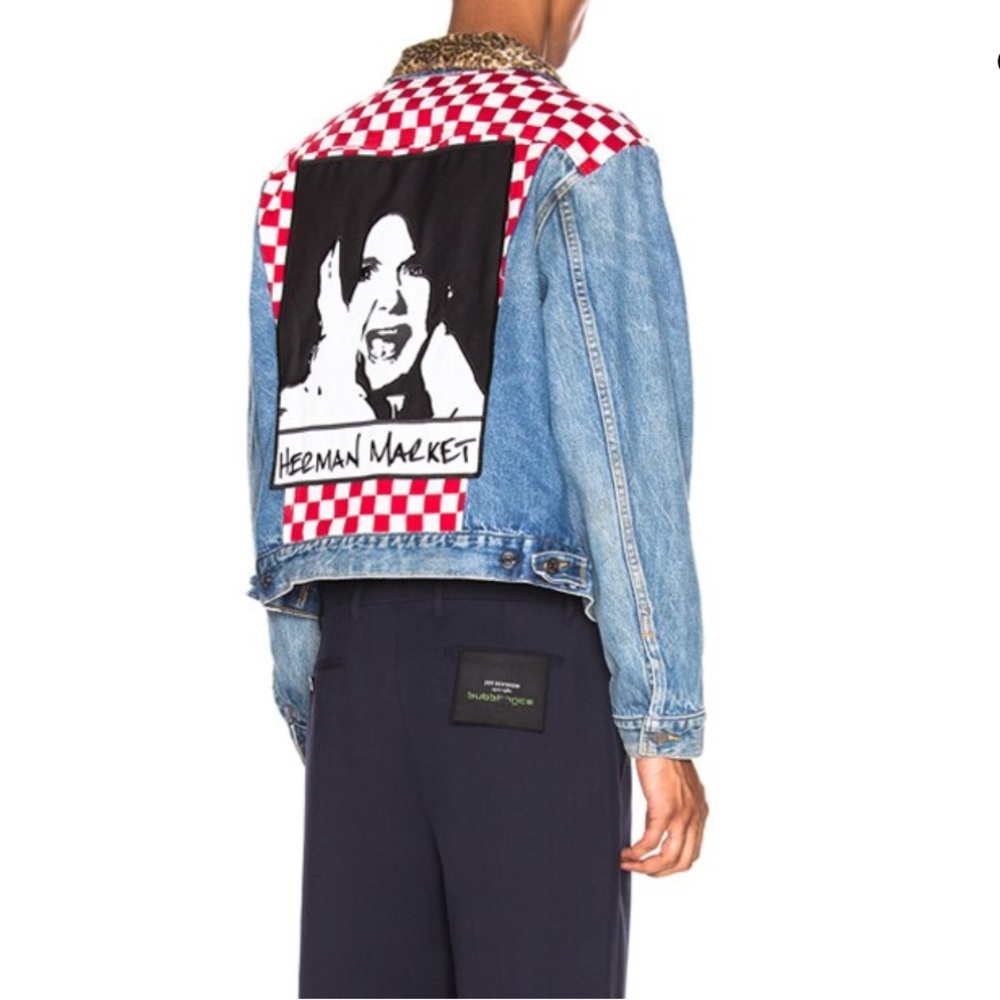 Herman Market patchwork denim jacket ✨